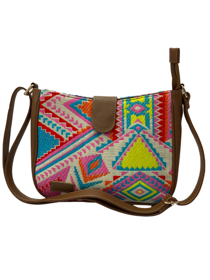 Artisan Weave Sling Bag - Rose (BOGO)