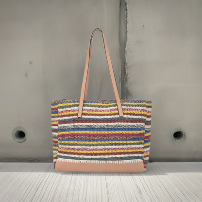 Shahara - Multicolor Raffia Tote Bag