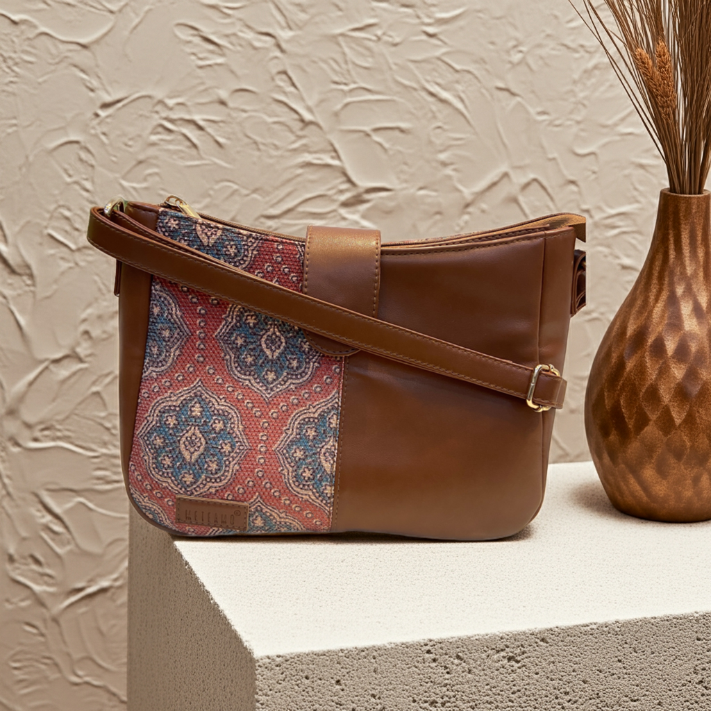 Sling Bag - Madhubani Motif (BOGO)