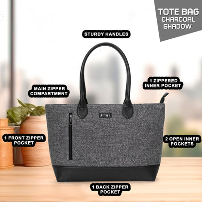 Tote Bag - Charcoal Shadow