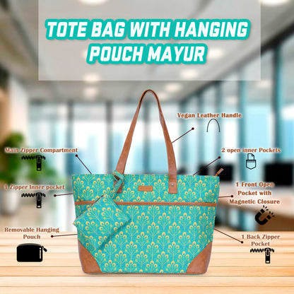 Mayur - Tote Bag with Mini Pouch