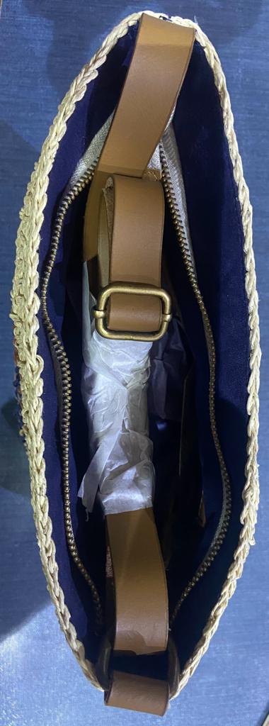 Dorabi - Multicolor Raffia Crochet Sling Bag