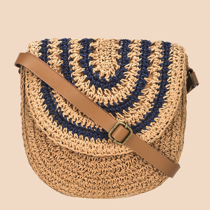 Zerjin - Indigo Raffia Sling Bag