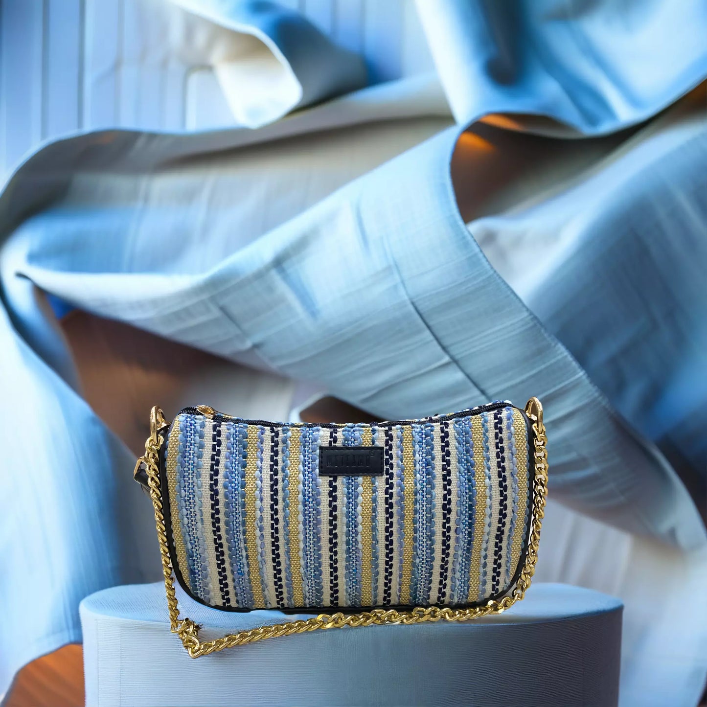 Artisan Baguette - Blue Wave - Everyday Shoulder Bag