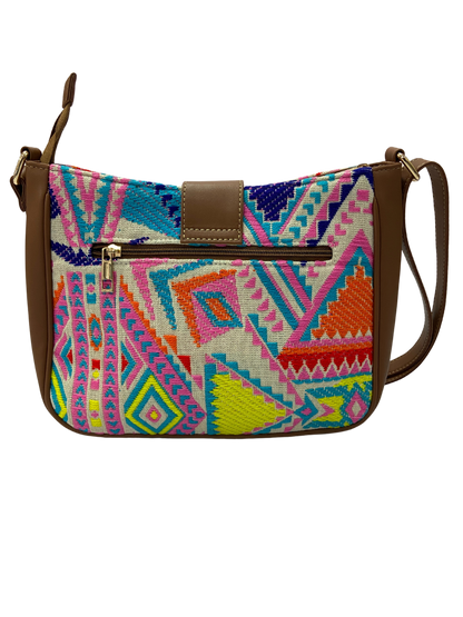 Artisan Weave Sling Bag - Rose (BOGO)