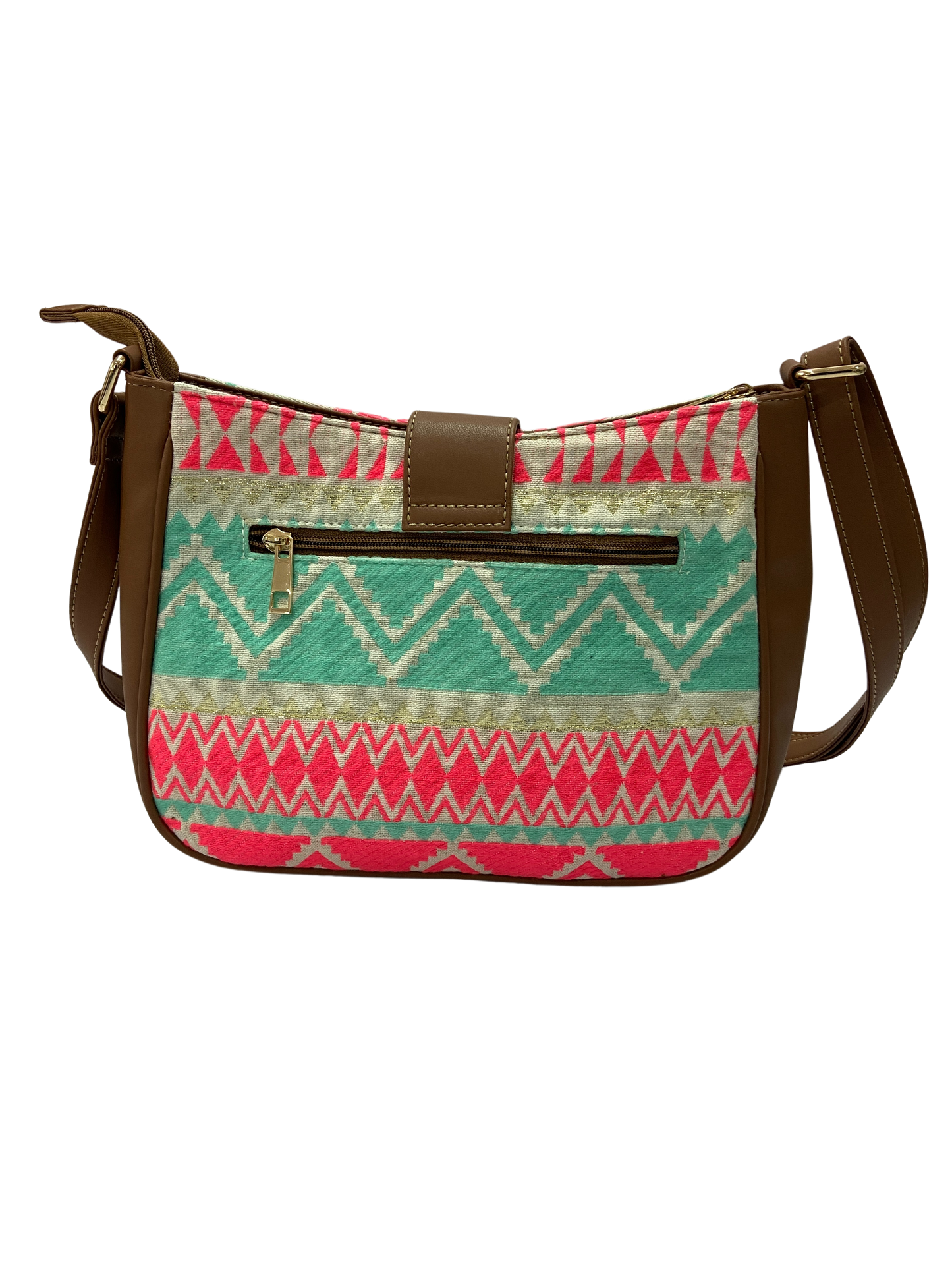 Artisan Weave Sling Bag - Mint Blush