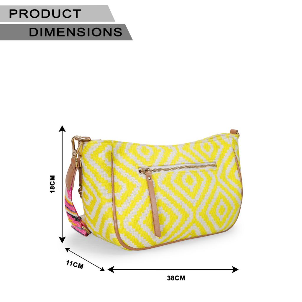 Golden Sunshine - Jacquard Sling Bag