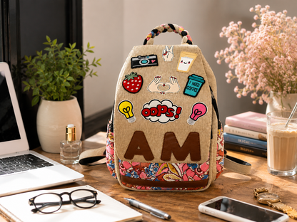 Happy Doodle- Travel BackPack