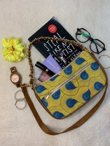 Baguette - Yellow Peacock - Everyday Shoulder Bag