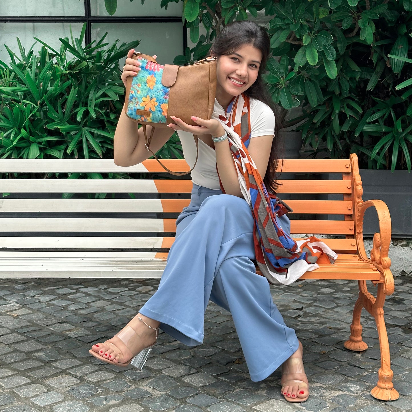 Sling Bag - Golden Leaves