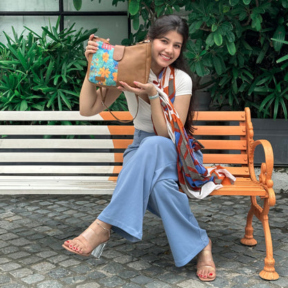 Sling Bag - Golden Leaves