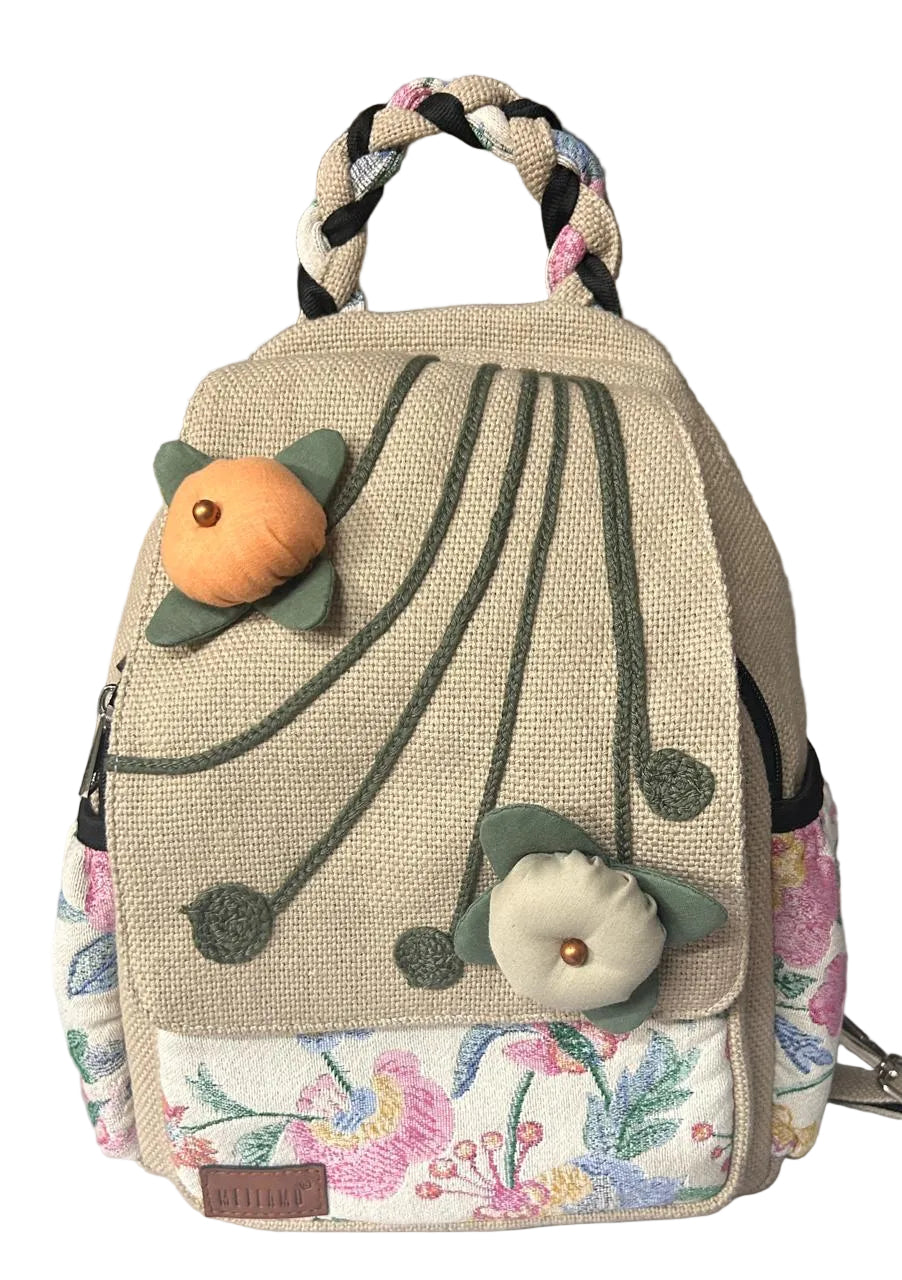 FloraWeave- Travel BackPack
