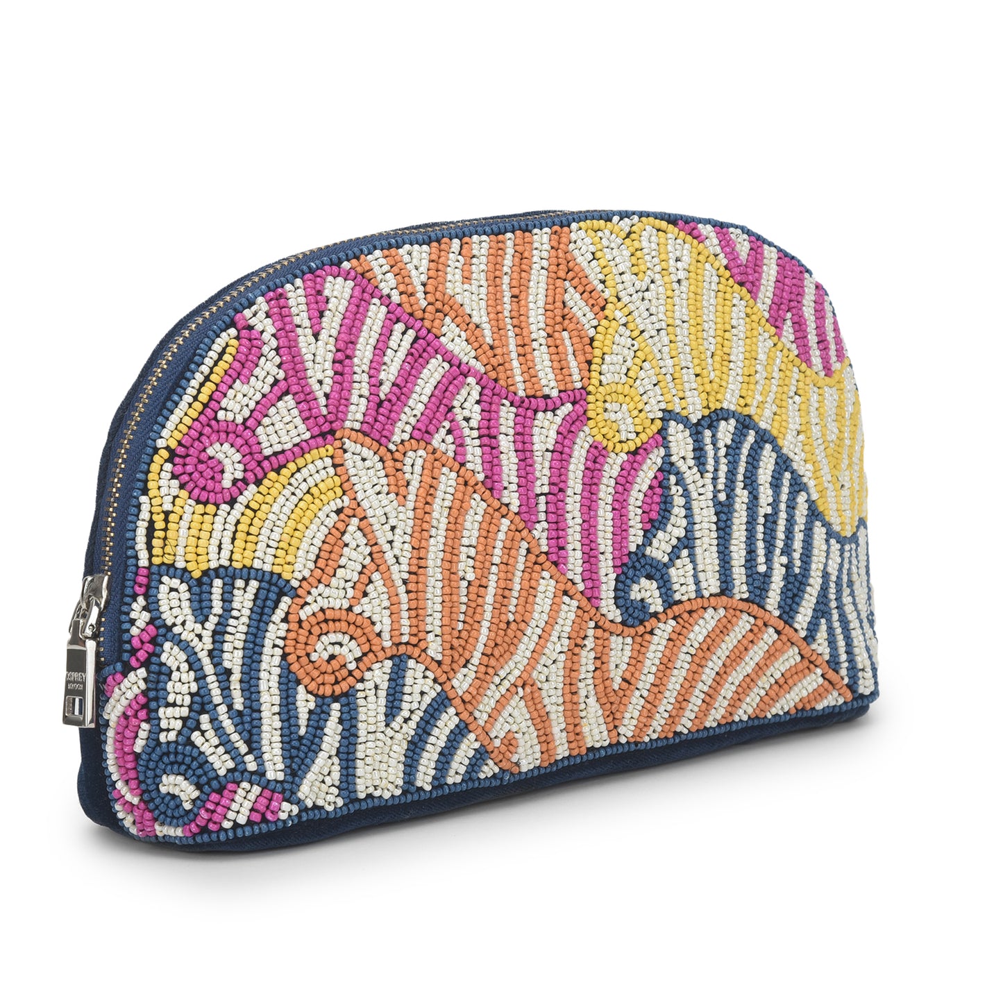 Sequina Pink - Beaded Make-Up Pouch