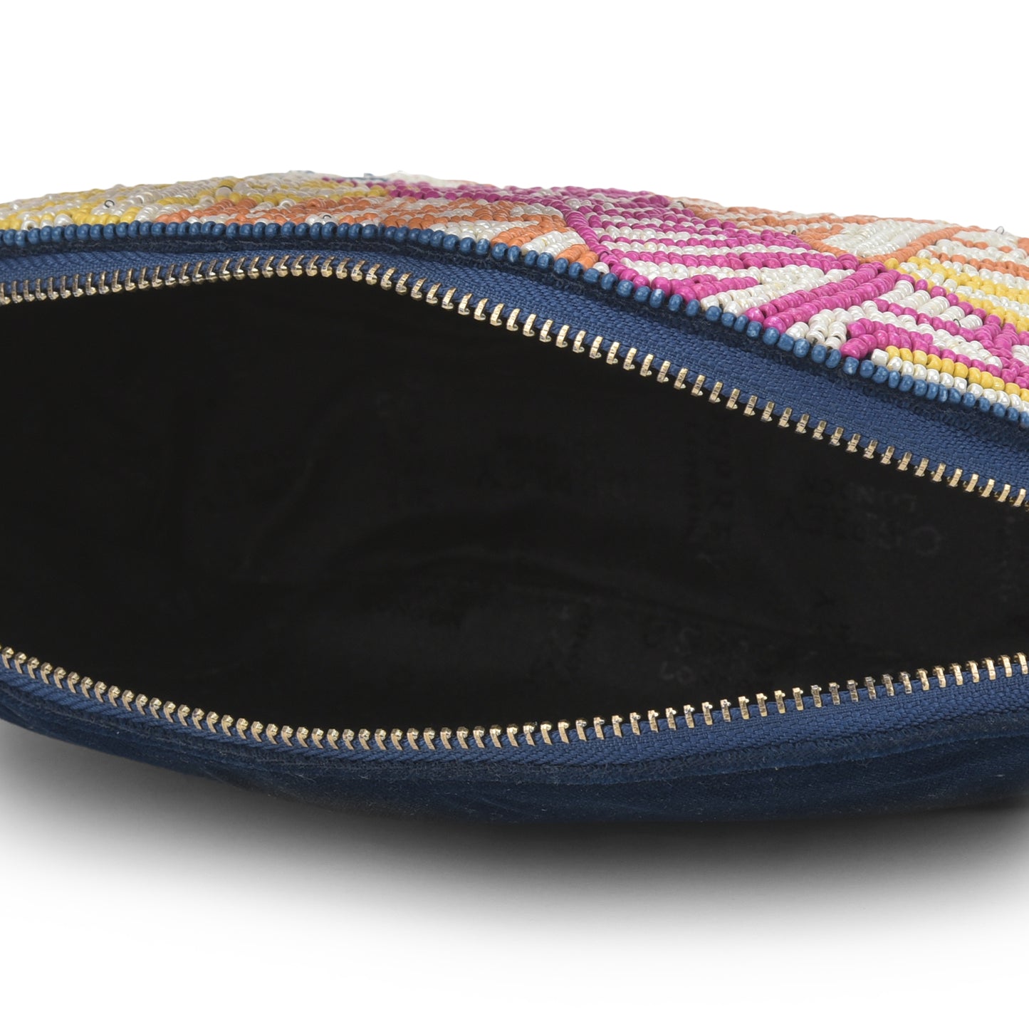 Sequina Pink - Beaded Make-Up Pouch