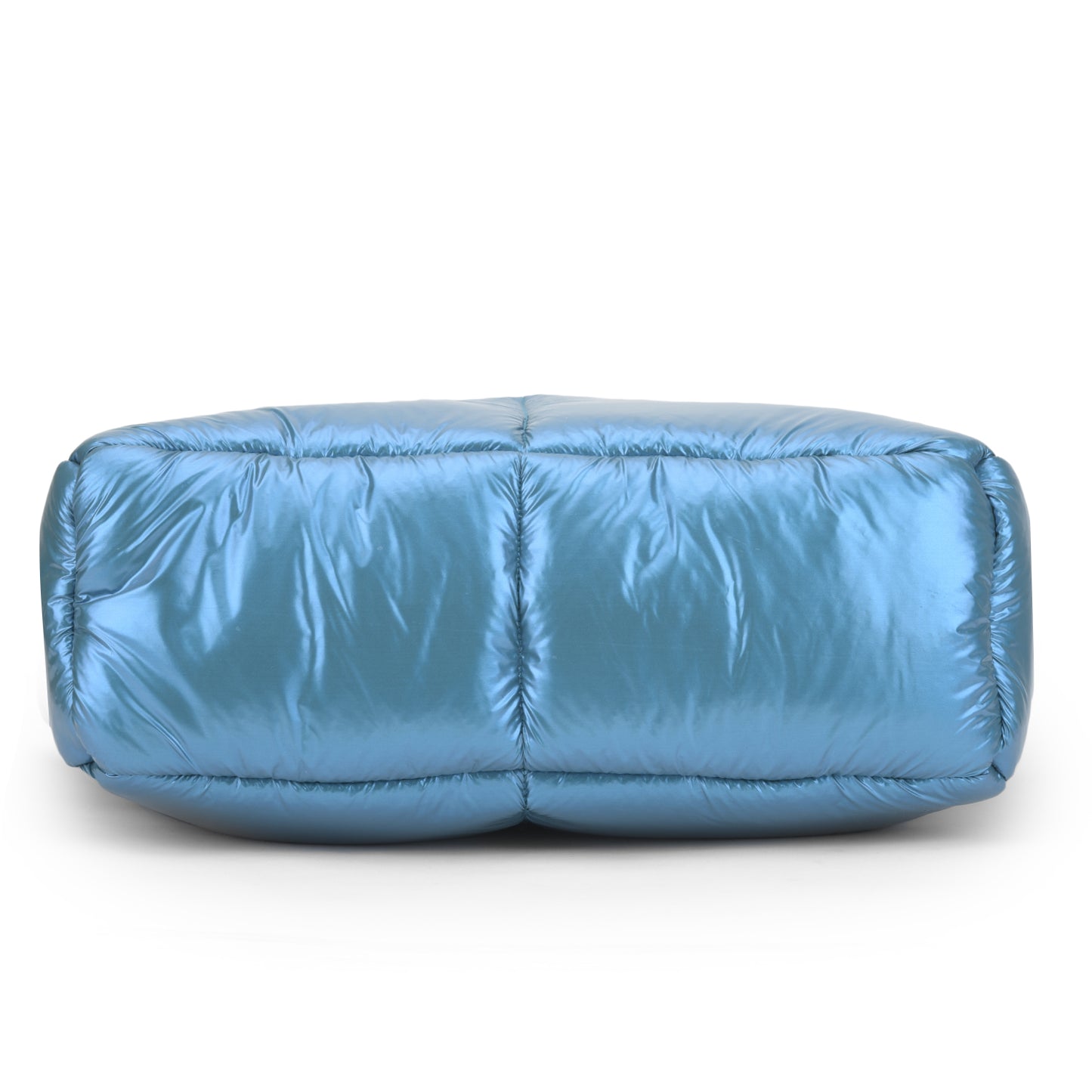 Fumadora Blue - Square Box Fancy Puffer Handbag