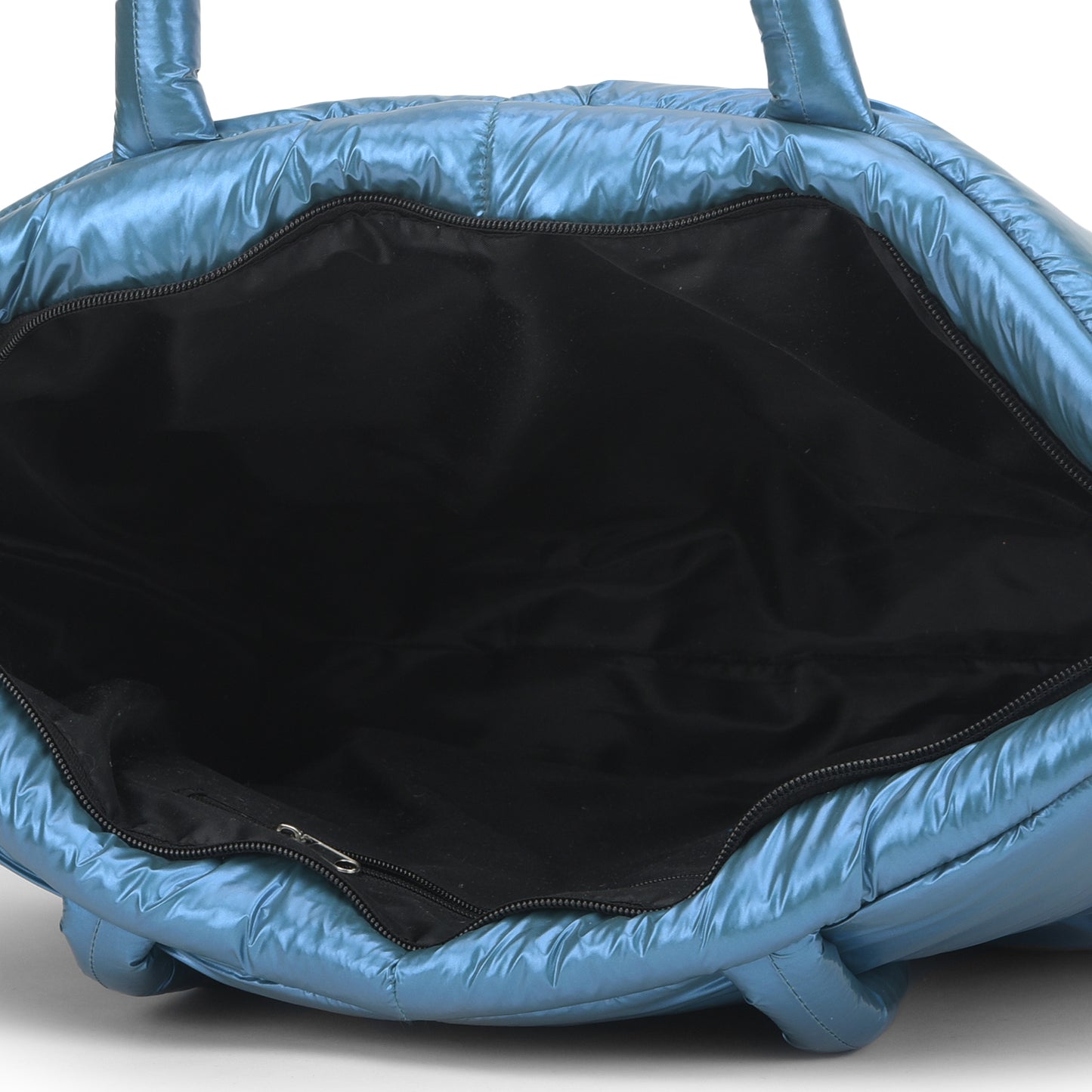 Fumadora Blue - Square Box Fancy Puffer Handbag