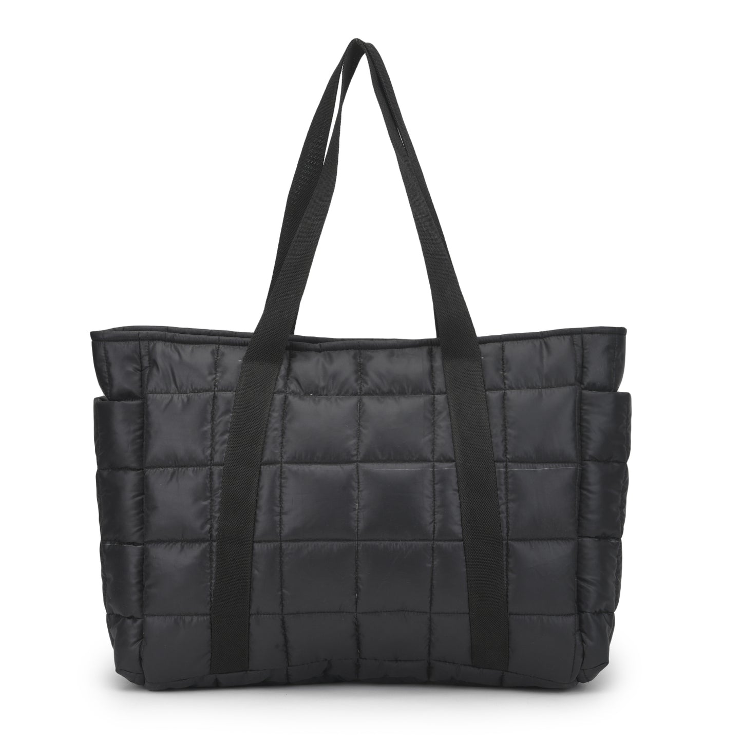 Fumadora Black - Checkered Box Fancy Puffer Handbag