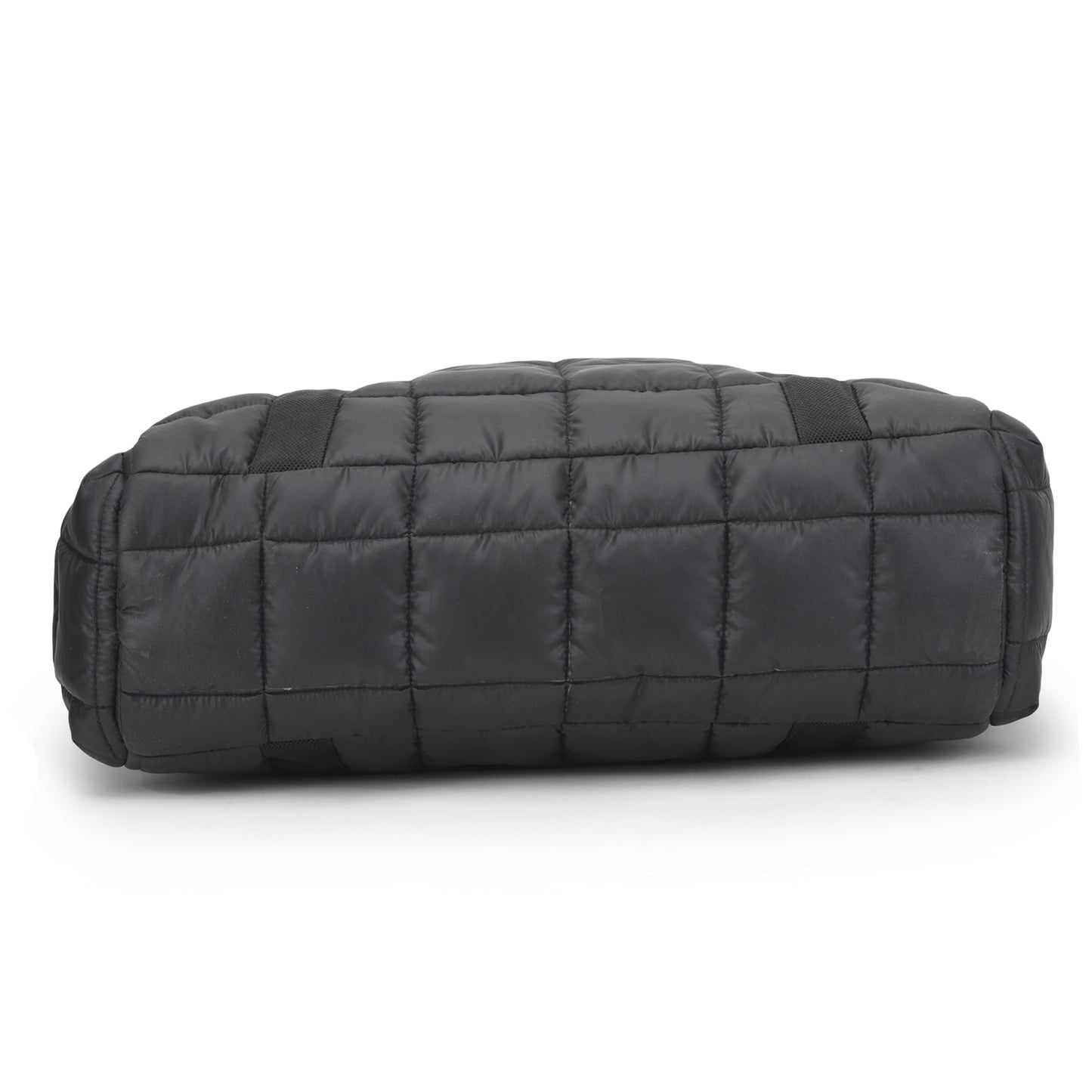 Fumadora Black - Checkered Box Fancy Puffer Handbag