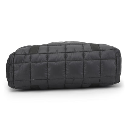 Fumadora Black - Checkered Box Fancy Puffer Handbag