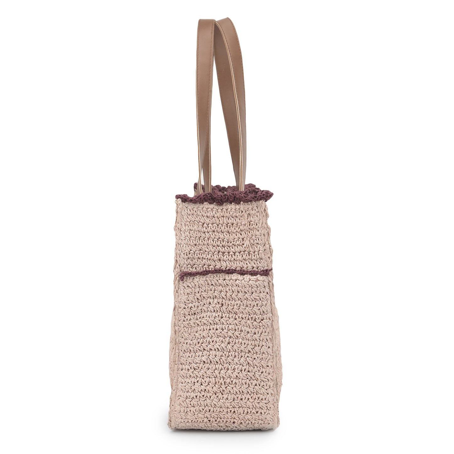 Mahroo - Raffia Crochet Box Bag
