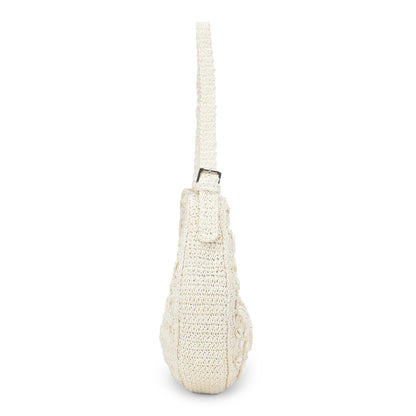 Araah- Raffia & Seashell Shoulder Bag