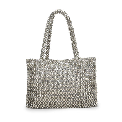 Rosario - Silver Beads Handbag