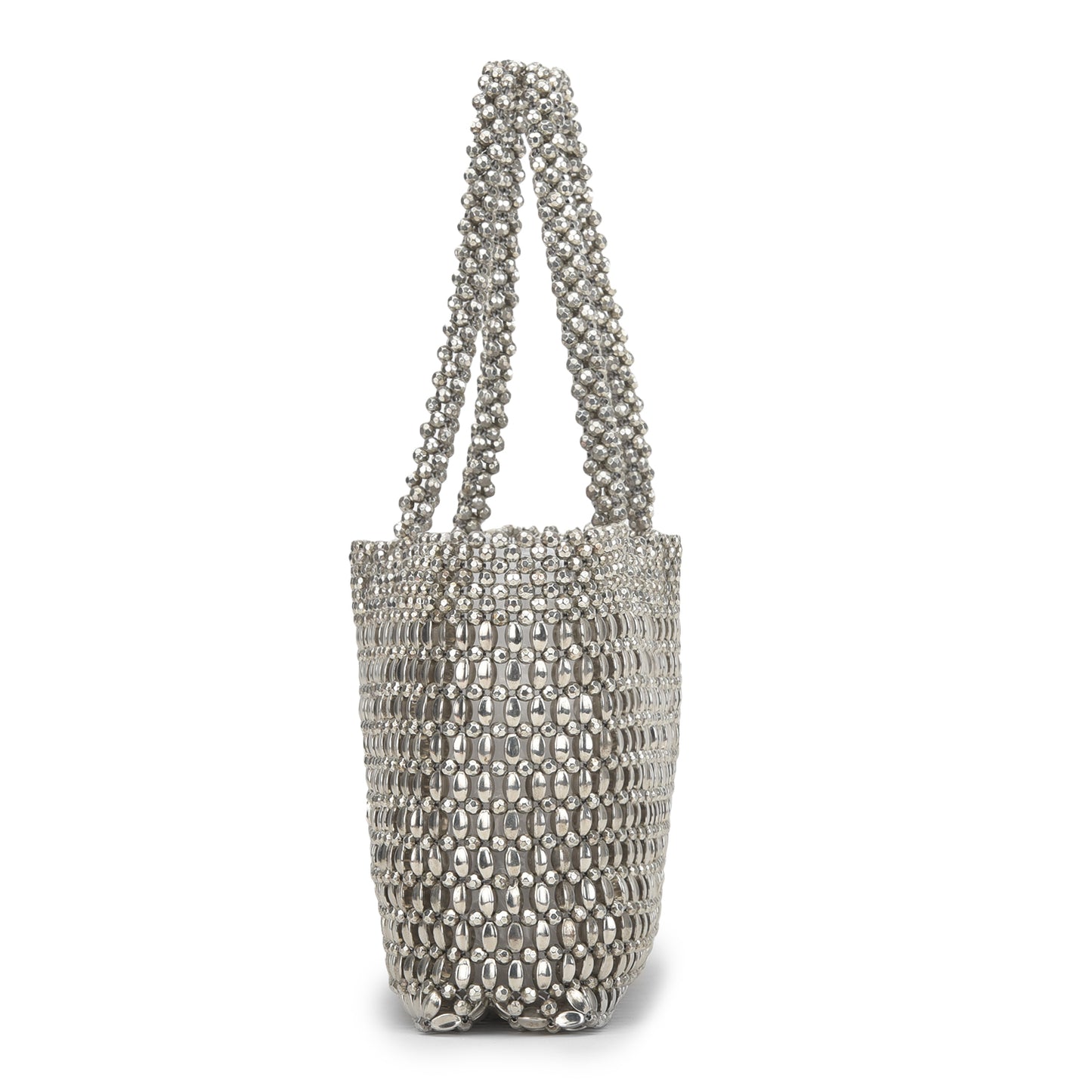 Rosario - Silver Beads Handbag