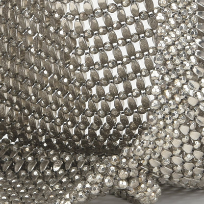 Rosario - Silver Beads Handbag