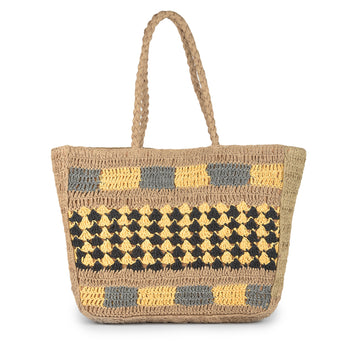 Rubai - Raffia Box Bag