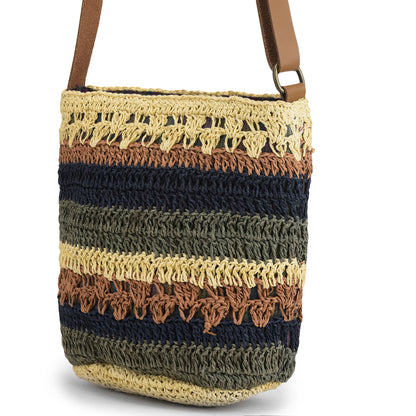 Dorabi - Multicolor Raffia Crochet Sling Bag