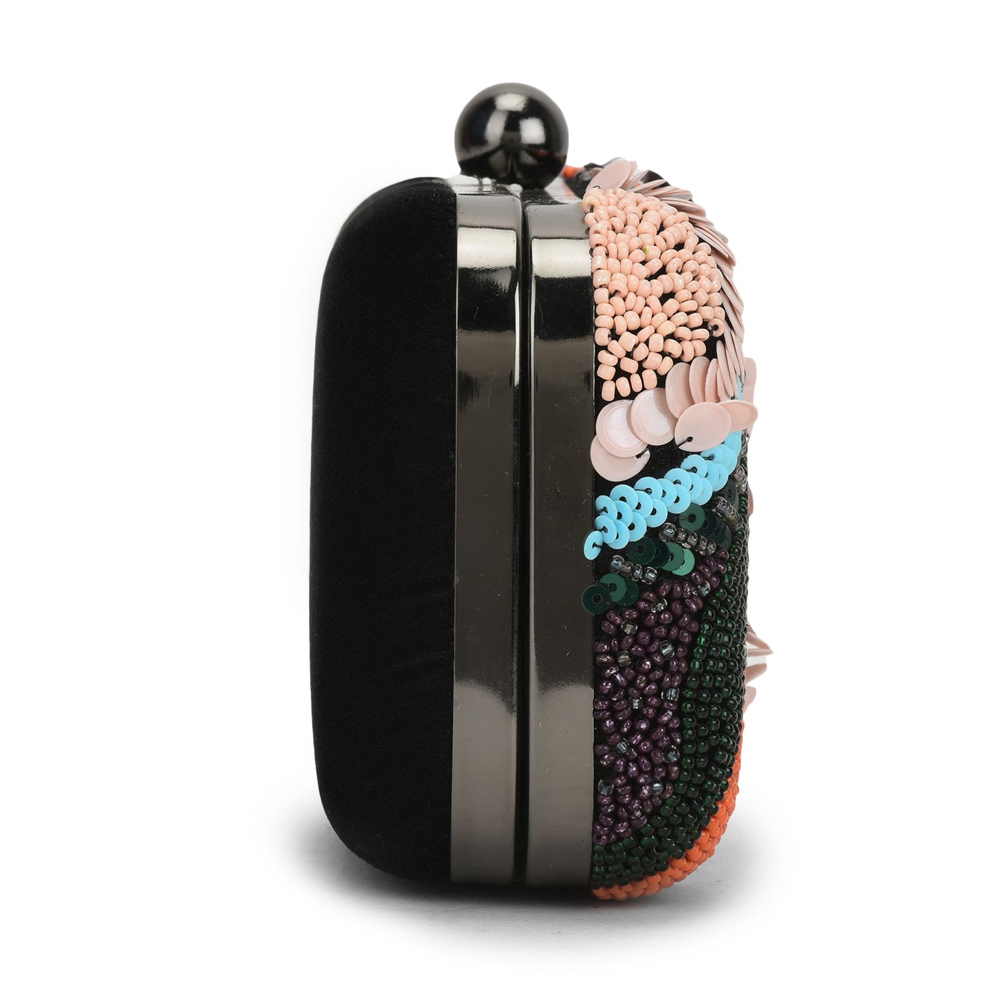 Sequina- Multicolor Beaded Clutch Bag