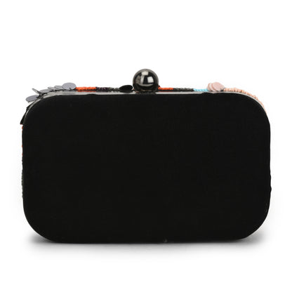 Sequina- Multicolor Beaded Clutch Bag