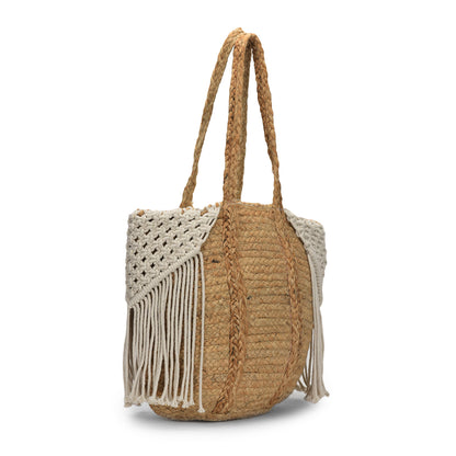 Macju - Jute & Macrame Handbag