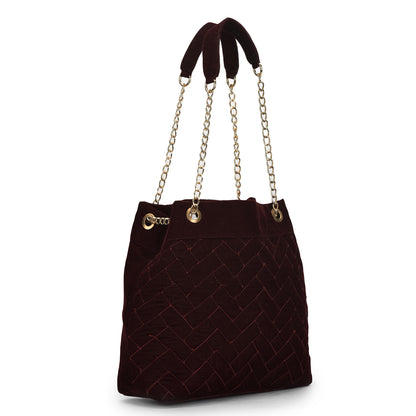 Roush- Red Velvet Party Shoulder Bag