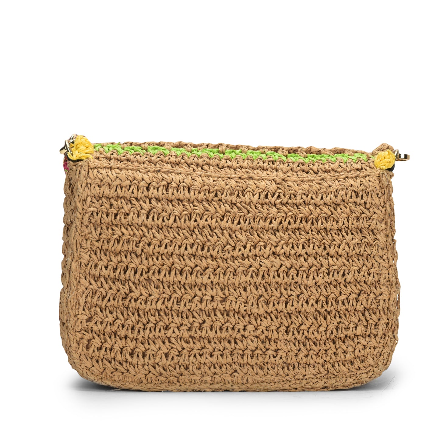 Debola - Multicolor Raffia Crossbody Bag