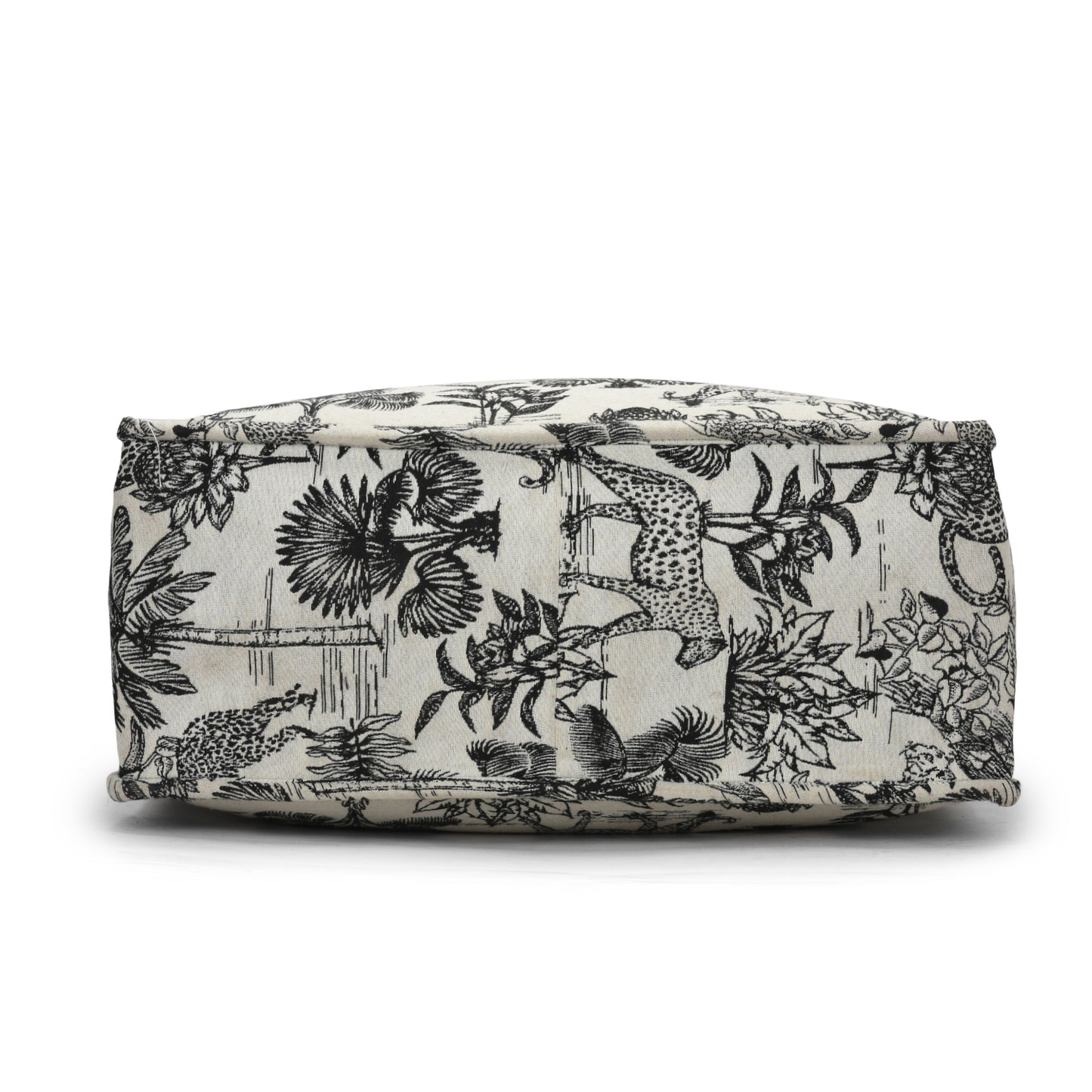 Vufia - Black & White Jacquard Box Bag - Jumbo