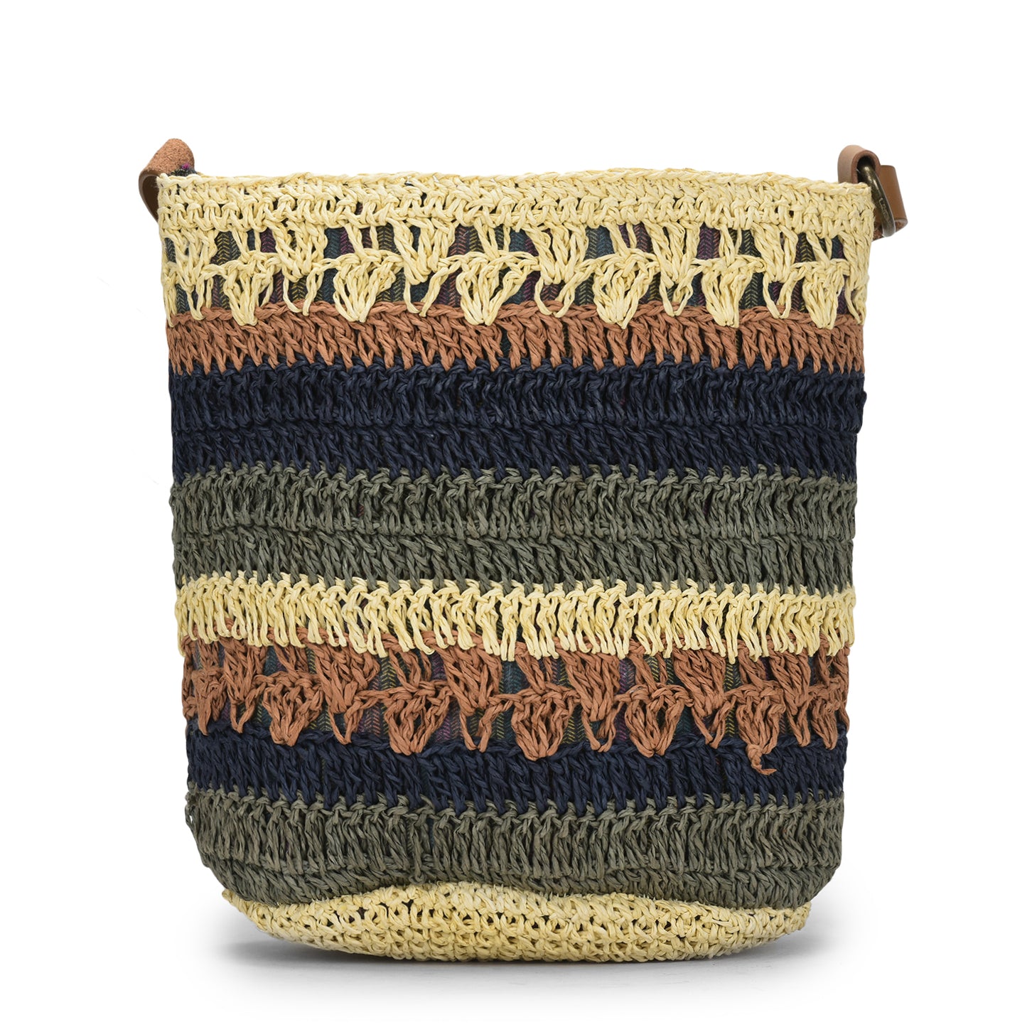Dorabi - Multicolor Raffia Crochet Sling Bag